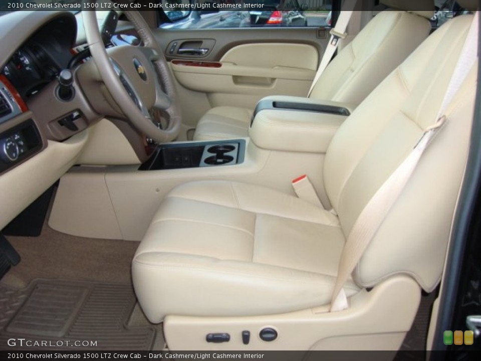 Dark Cashmere/Light Cashmere Interior Photo for the 2010 Chevrolet Silverado 1500 LTZ Crew Cab #55338122