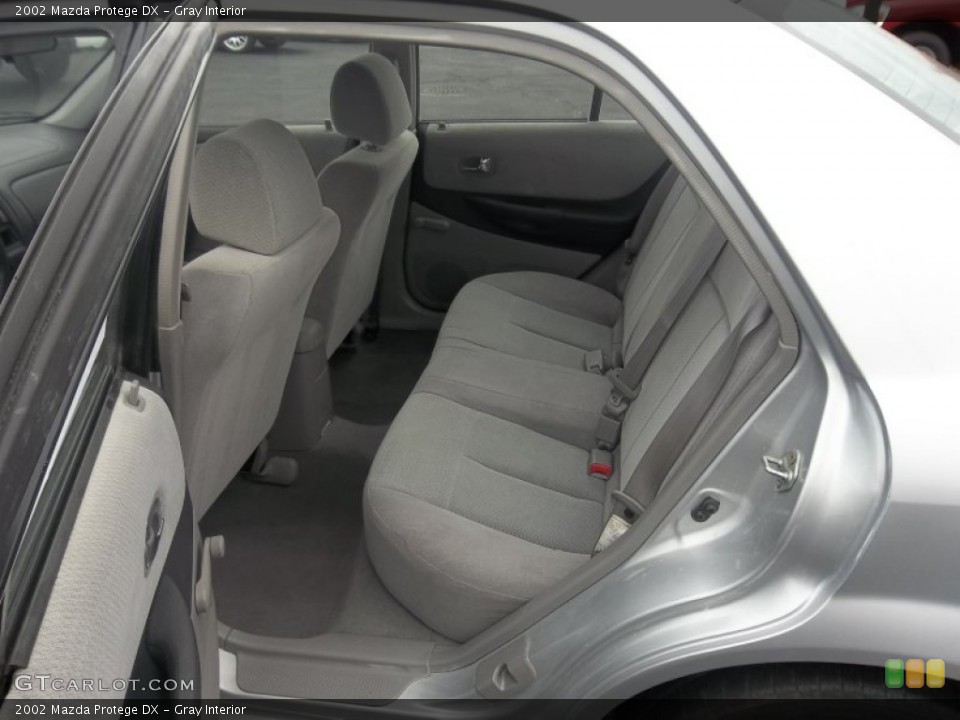 Gray Interior Photo for the 2002 Mazda Protege DX #55341377