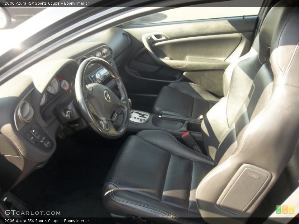 Ebony Interior Photo for the 2006 Acura RSX Sports Coupe #55341845