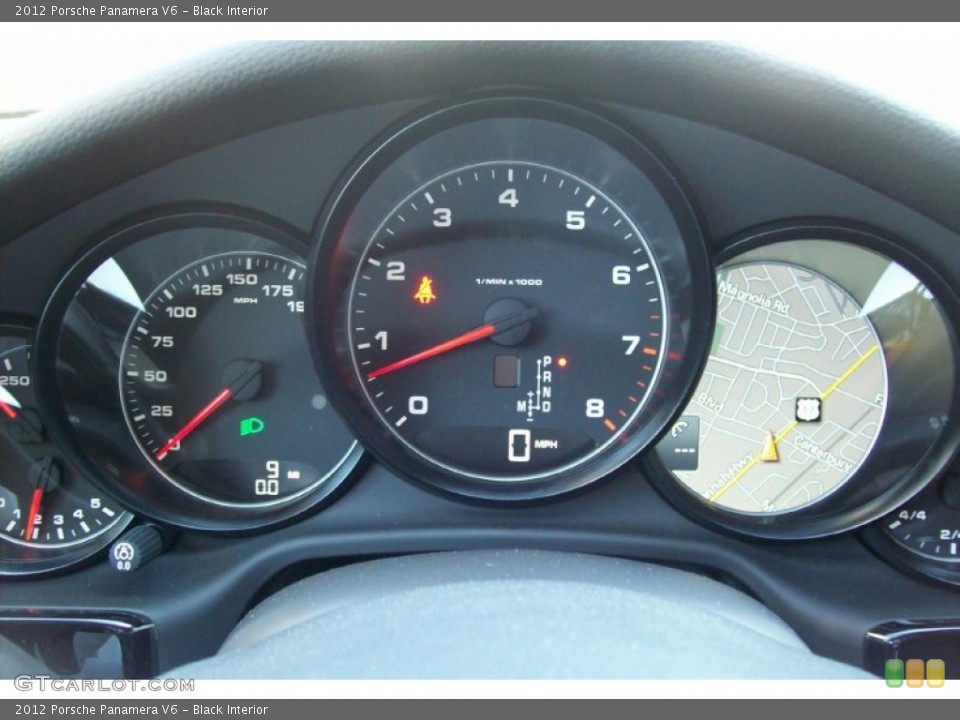 Black Interior Gauges for the 2012 Porsche Panamera V6 #55341867