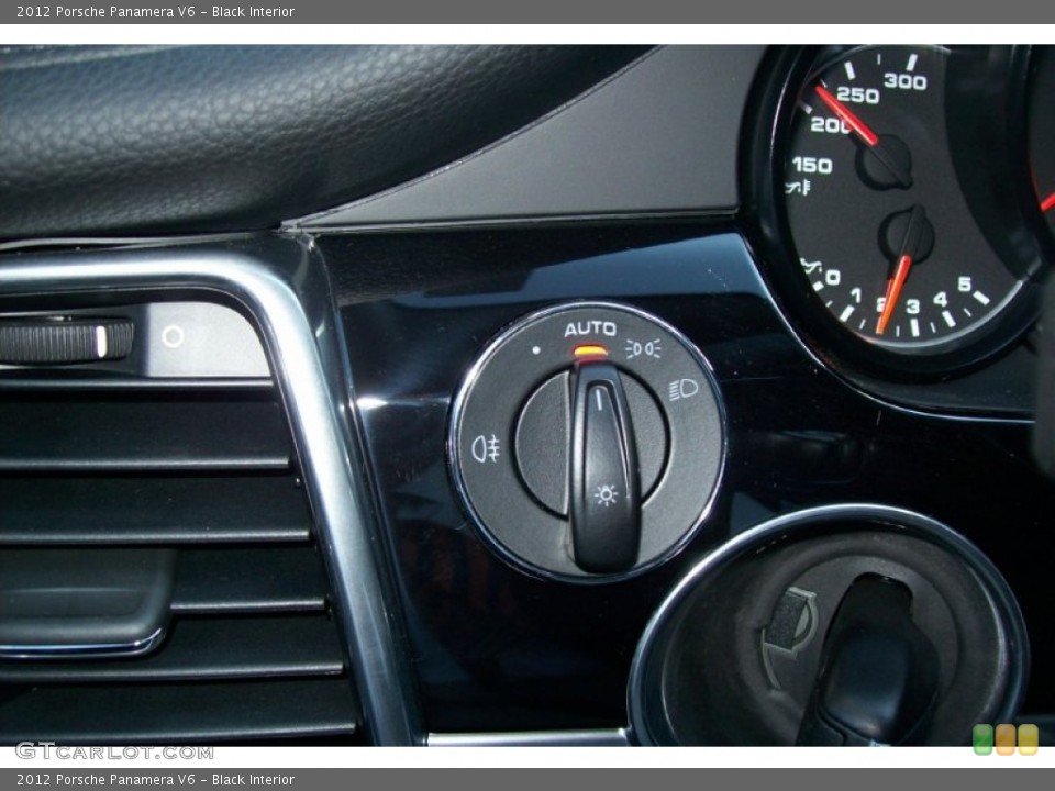 Black Interior Controls for the 2012 Porsche Panamera V6 #55341905