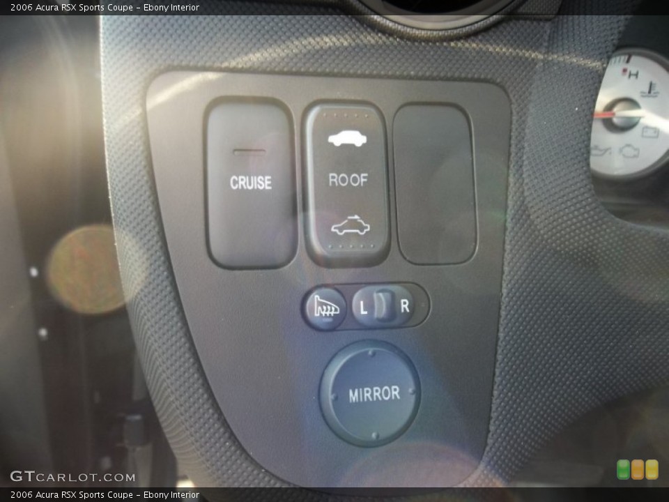 Ebony Interior Controls for the 2006 Acura RSX Sports Coupe #55341908