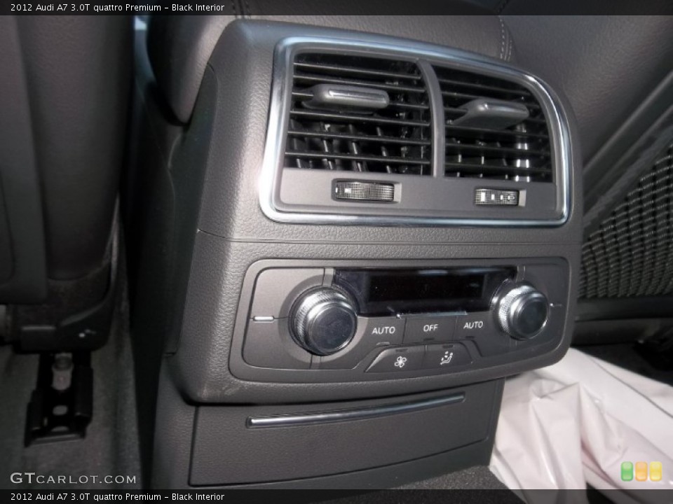 Black Interior Controls for the 2012 Audi A7 3.0T quattro Premium #55342937