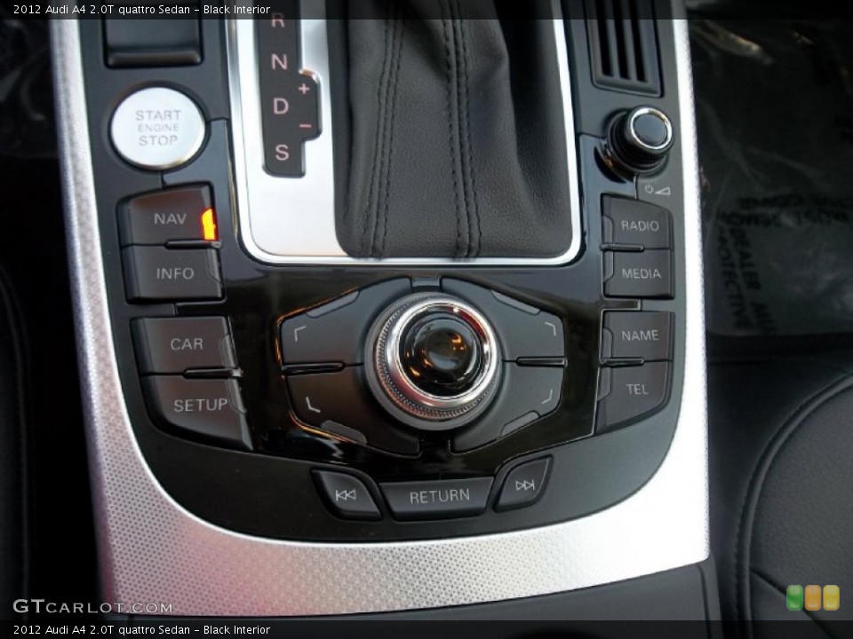 Black Interior Controls for the 2012 Audi A4 2.0T quattro Sedan #55343297