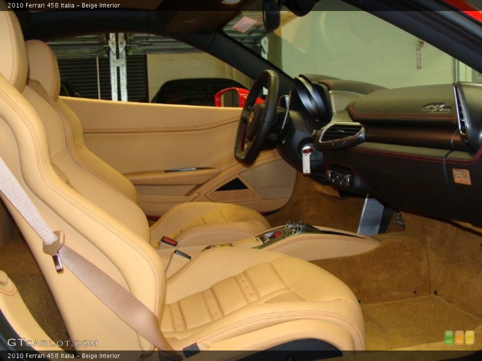 Beige Interior Photo for the 2010 Ferrari 458 Italia #55343897