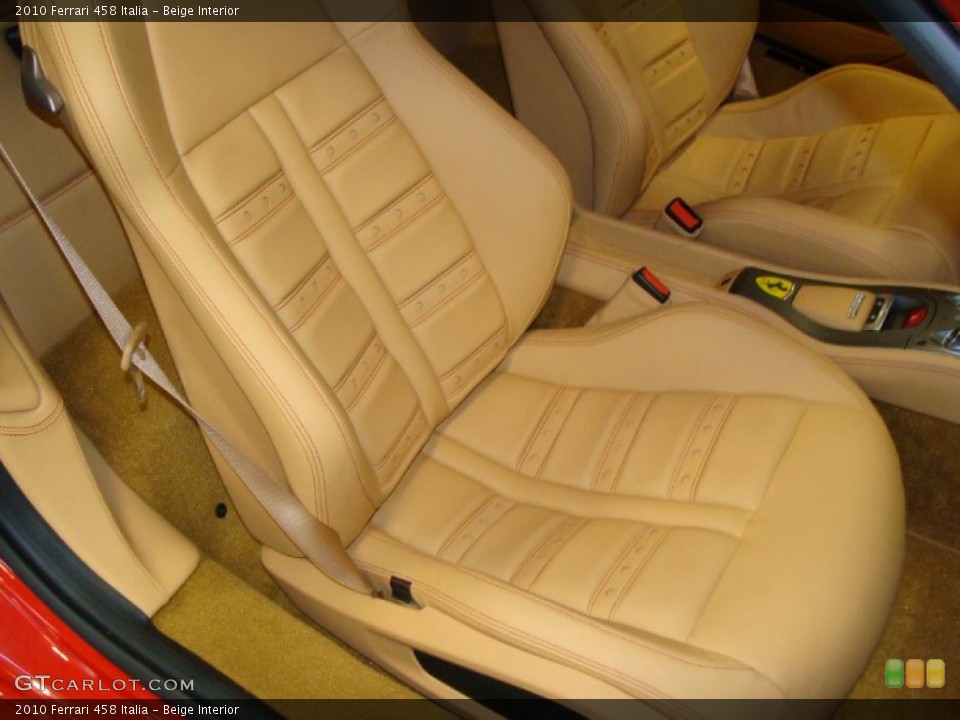 Beige Interior Photo for the 2010 Ferrari 458 Italia #55343913