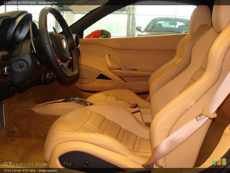 Beige Interior Photo for the 2010 Ferrari 458 Italia #55343932