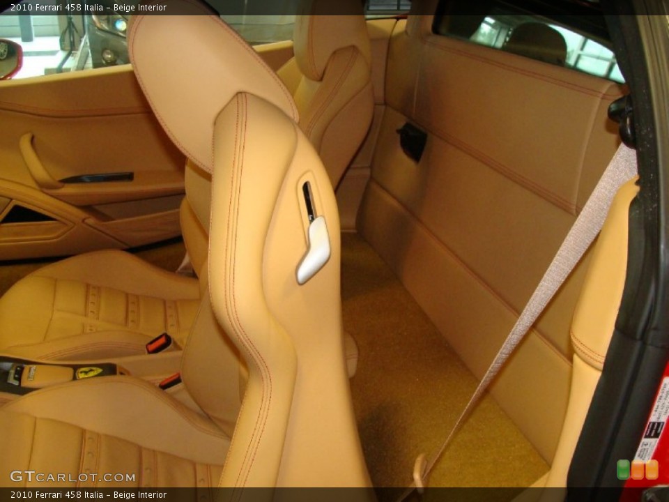 Beige Interior Photo for the 2010 Ferrari 458 Italia #55343940