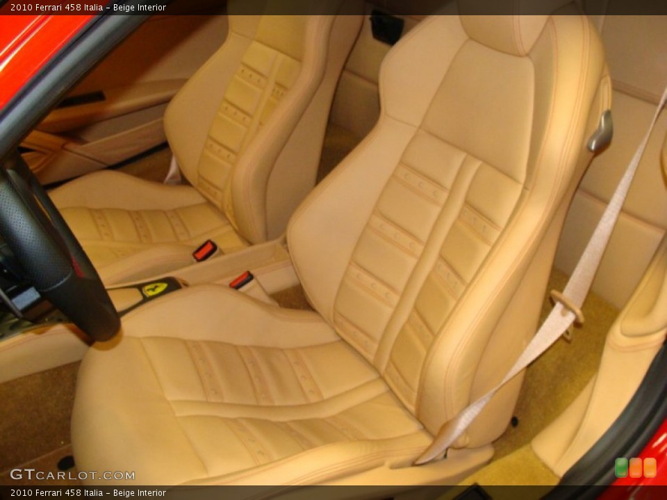 Beige Interior Photo for the 2010 Ferrari 458 Italia #55343949