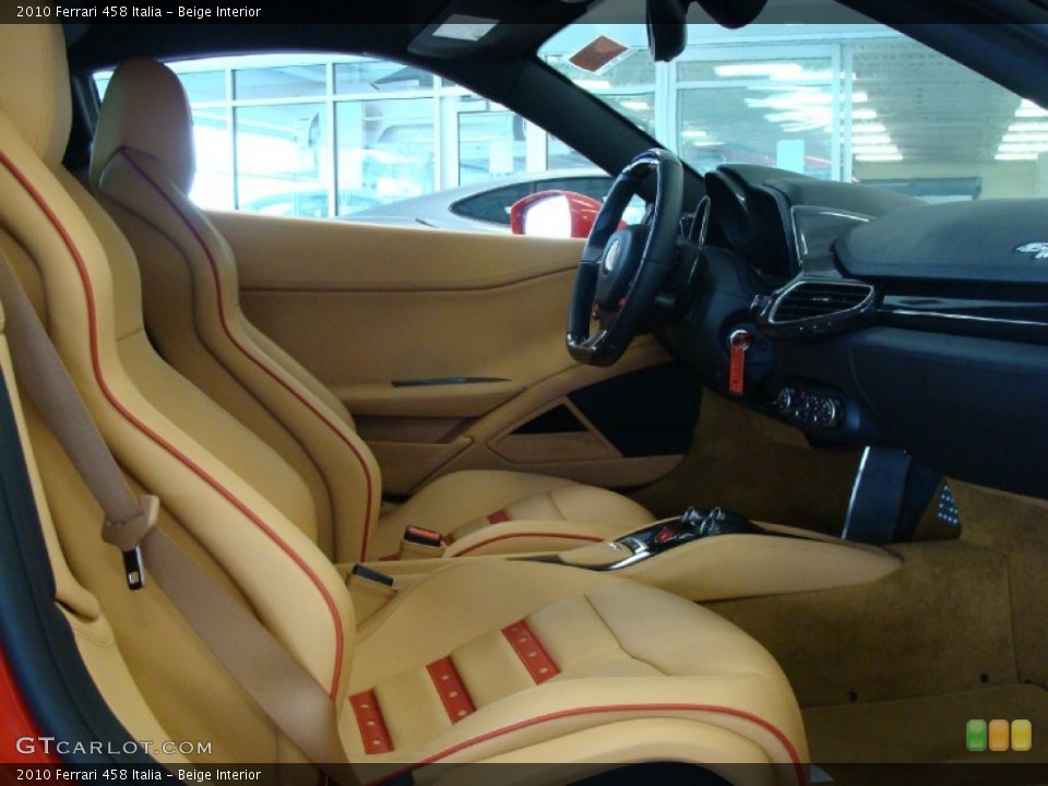 Beige Interior Photo for the 2010 Ferrari 458 Italia #55344188