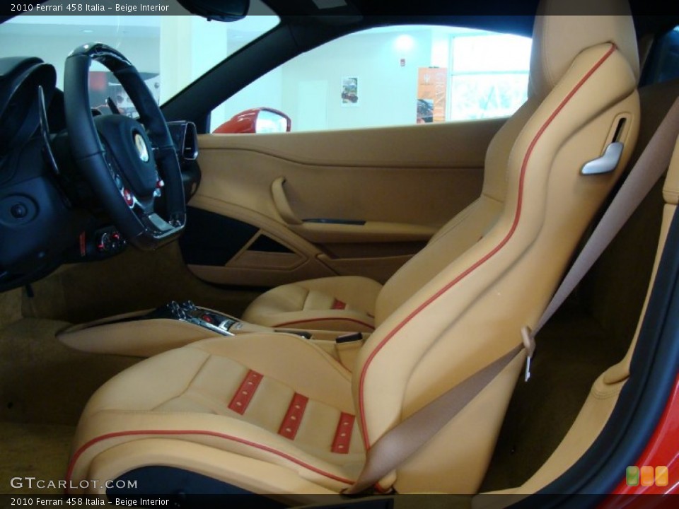 Beige Interior Photo for the 2010 Ferrari 458 Italia #55344224