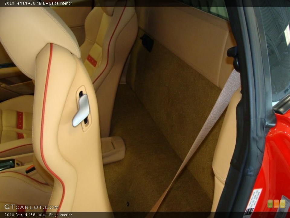 Beige Interior Photo for the 2010 Ferrari 458 Italia #55344233