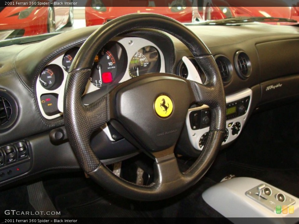 Black Interior Steering Wheel for the 2001 Ferrari 360 Spider #55344545