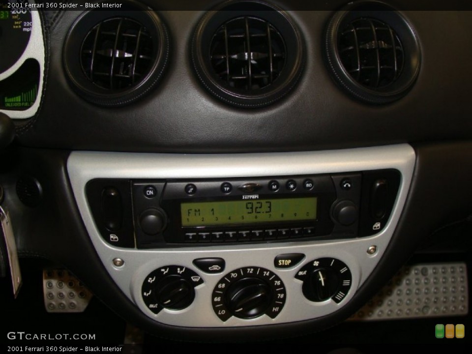 Black Interior Audio System for the 2001 Ferrari 360 Spider #55344562