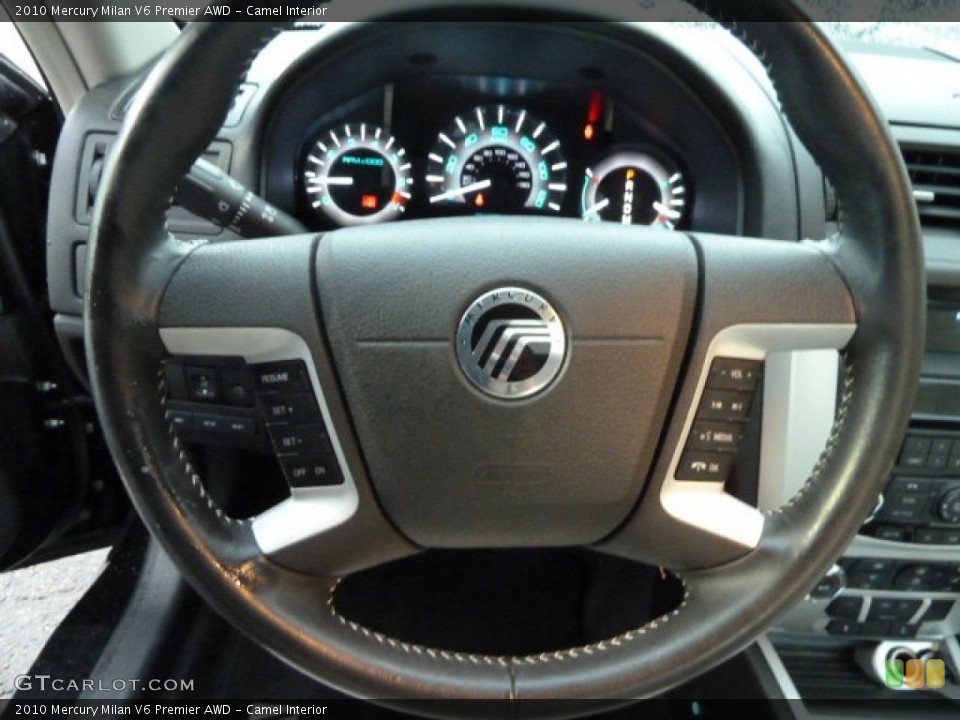 Camel Interior Steering Wheel for the 2010 Mercury Milan V6 Premier AWD #55346993