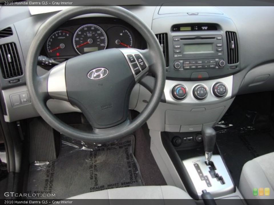 Gray Interior Dashboard for the 2010 Hyundai Elantra GLS #55347428