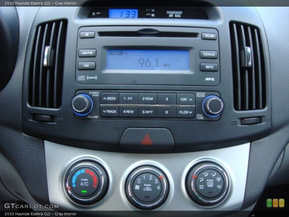 Gray Interior Controls for the 2010 Hyundai Elantra GLS #55347437