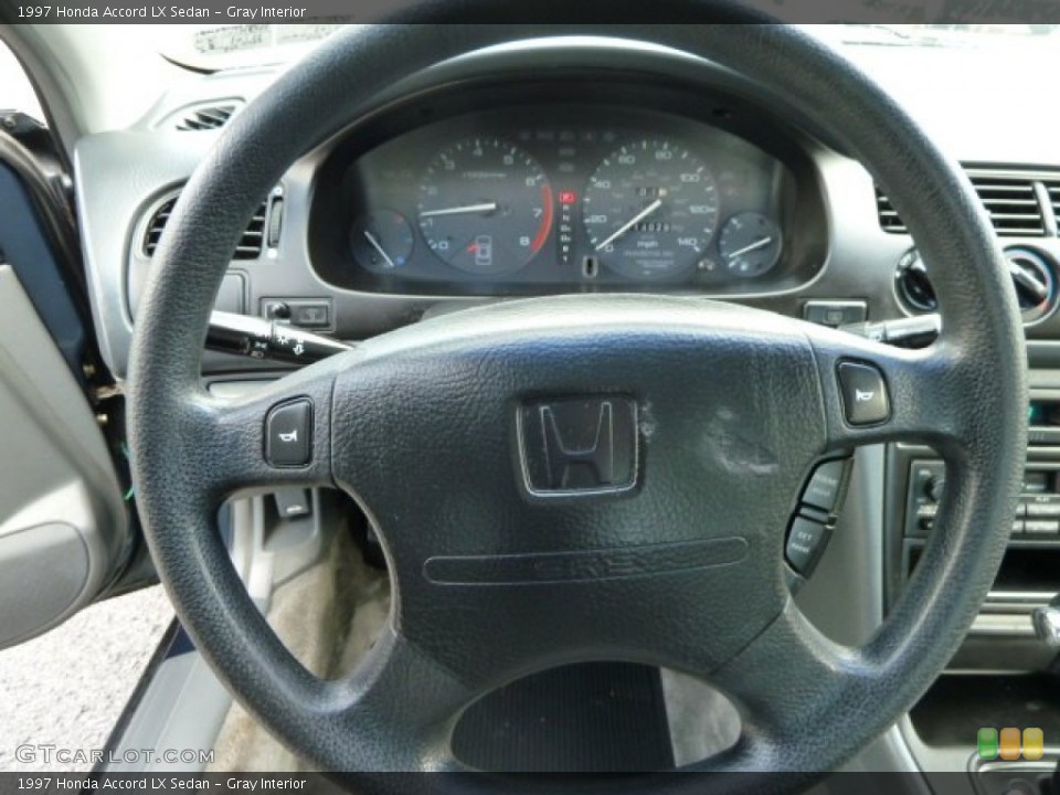 Gray Interior Steering Wheel for the 1997 Honda Accord LX Sedan #55347902