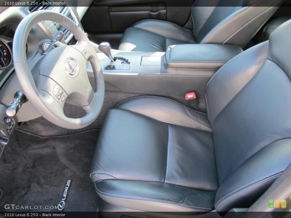 Black Interior Photo for the 2010 Lexus IS 250 #55348033