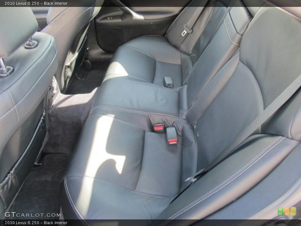 Black Interior Photo for the 2010 Lexus IS 250 #55348058