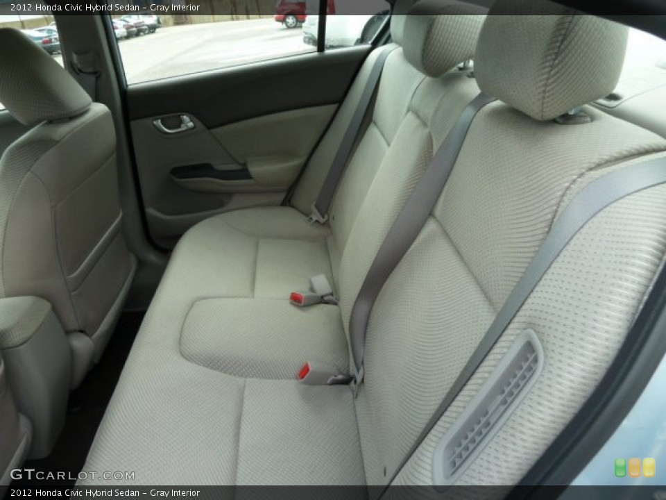 Gray Interior Photo for the 2012 Honda Civic Hybrid Sedan #55349588