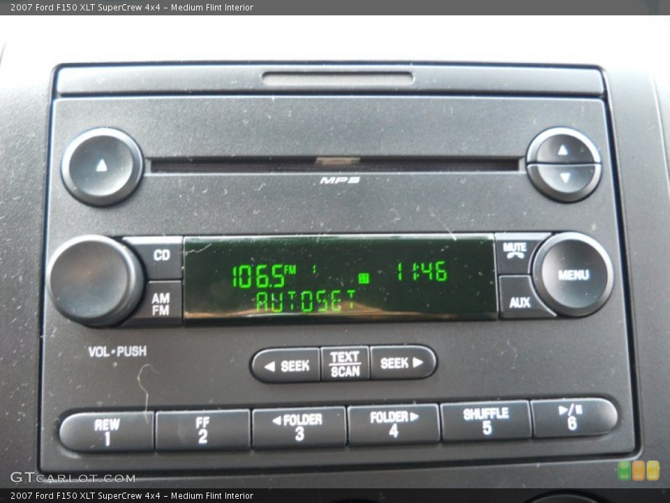 Medium Flint Interior Audio System for the 2007 Ford F150 XLT SuperCrew 4x4 #55350797