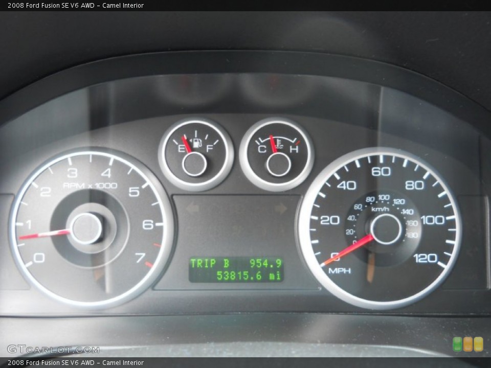 Camel Interior Gauges for the 2008 Ford Fusion SE V6 AWD #55351184