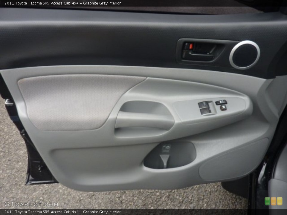 Graphite Gray Interior Door Panel for the 2011 Toyota Tacoma SR5 Access Cab 4x4 #55351476