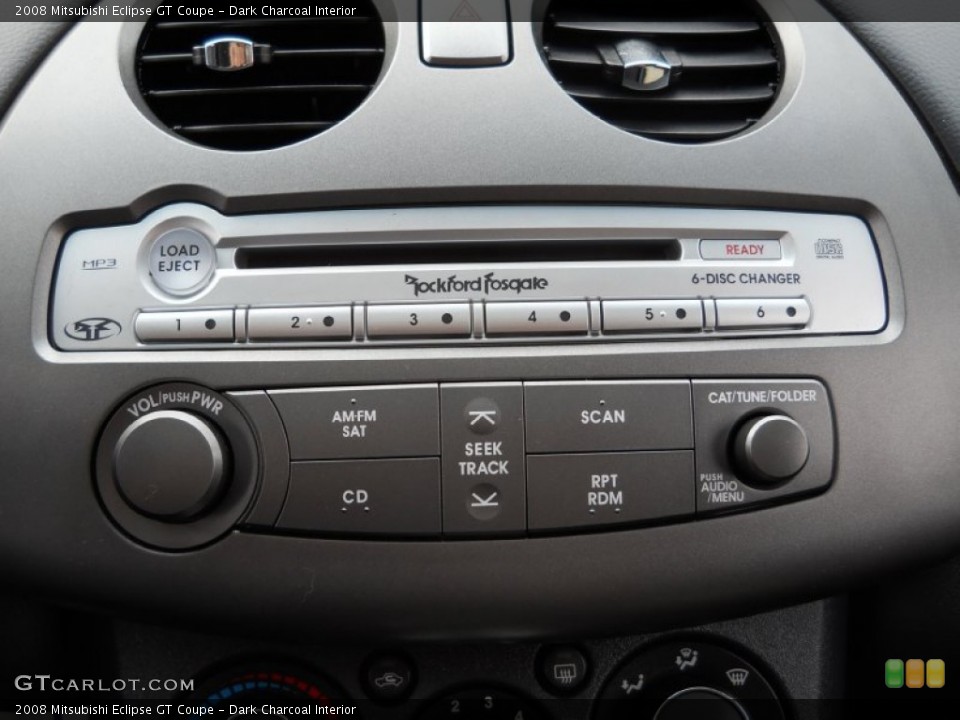 Dark Charcoal Interior Audio System for the 2008 Mitsubishi Eclipse GT Coupe #55351754