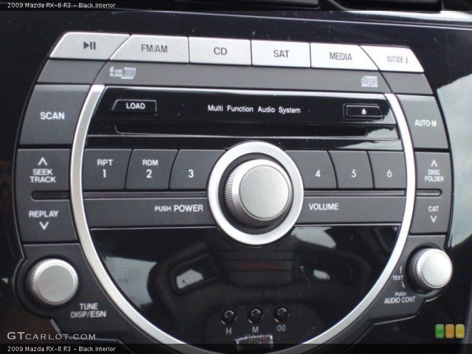 Black Interior Audio System for the 2009 Mazda RX-8 R3 #55352732