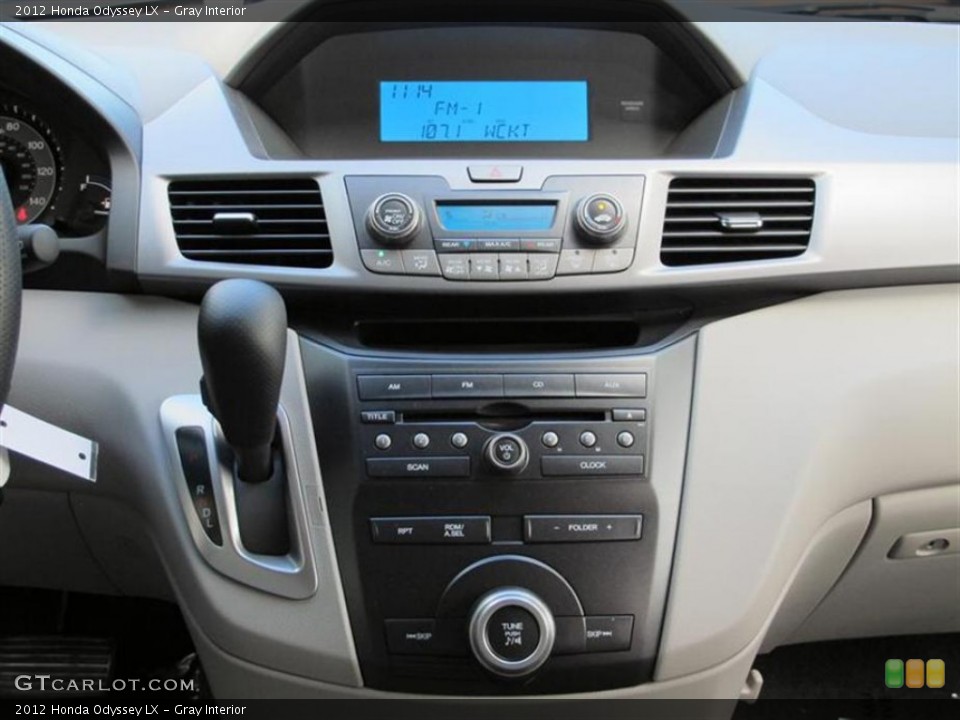 Gray Interior Controls for the 2012 Honda Odyssey LX #55354070