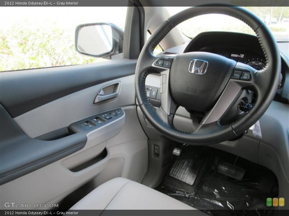 Gray Interior Steering Wheel for the 2012 Honda Odyssey EX-L #55354154