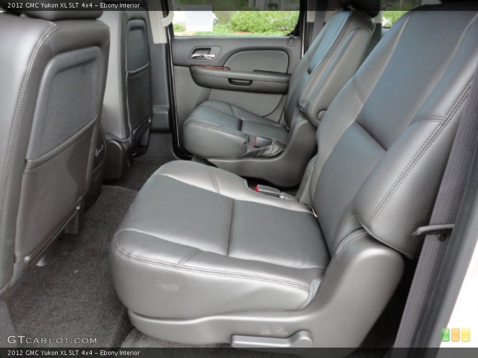 Ebony Interior Photo for the 2012 GMC Yukon XL SLT 4x4 #55354397