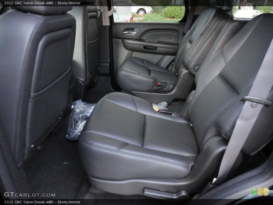 Ebony Interior Photo for the 2012 GMC Yukon Denali AWD #55354916