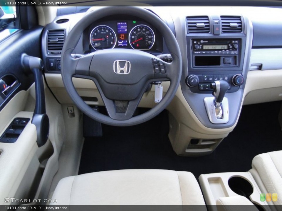 Ivory Interior Dashboard for the 2010 Honda CR-V LX #55355111