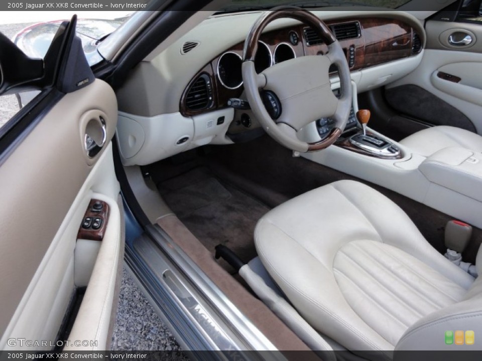 Ivory Interior Photo for the 2005 Jaguar XK XK8 Convertible #55356032