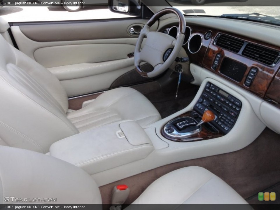 Ivory Interior Photo for the 2005 Jaguar XK XK8 Convertible #55356092