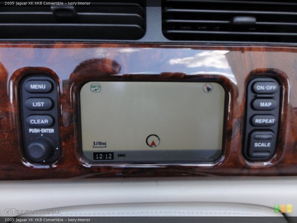 Ivory Interior Navigation for the 2005 Jaguar XK XK8 Convertible #55356266