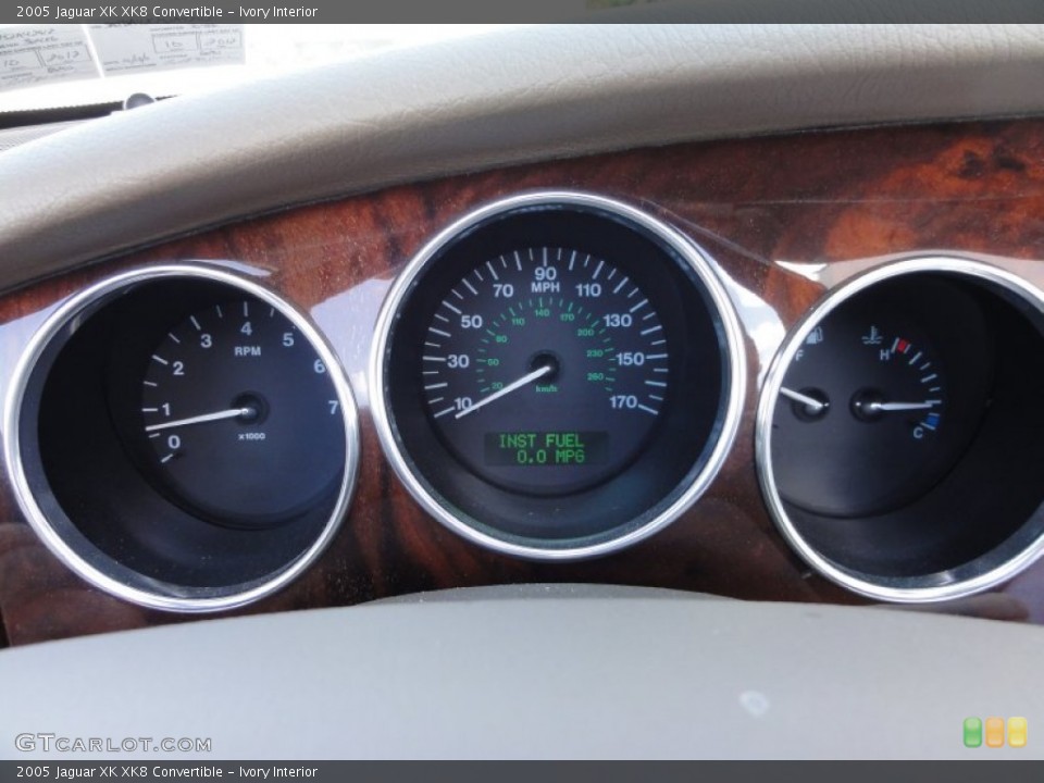 Ivory Interior Gauges for the 2005 Jaguar XK XK8 Convertible #55356309