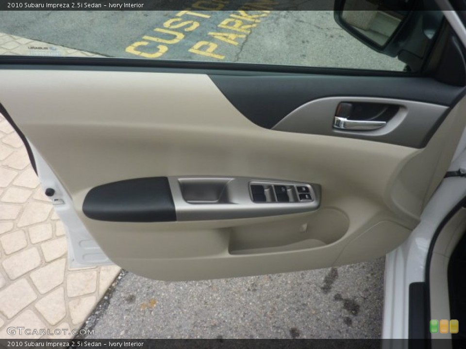 Ivory Interior Door Panel for the 2010 Subaru Impreza 2.5i Sedan #55356435