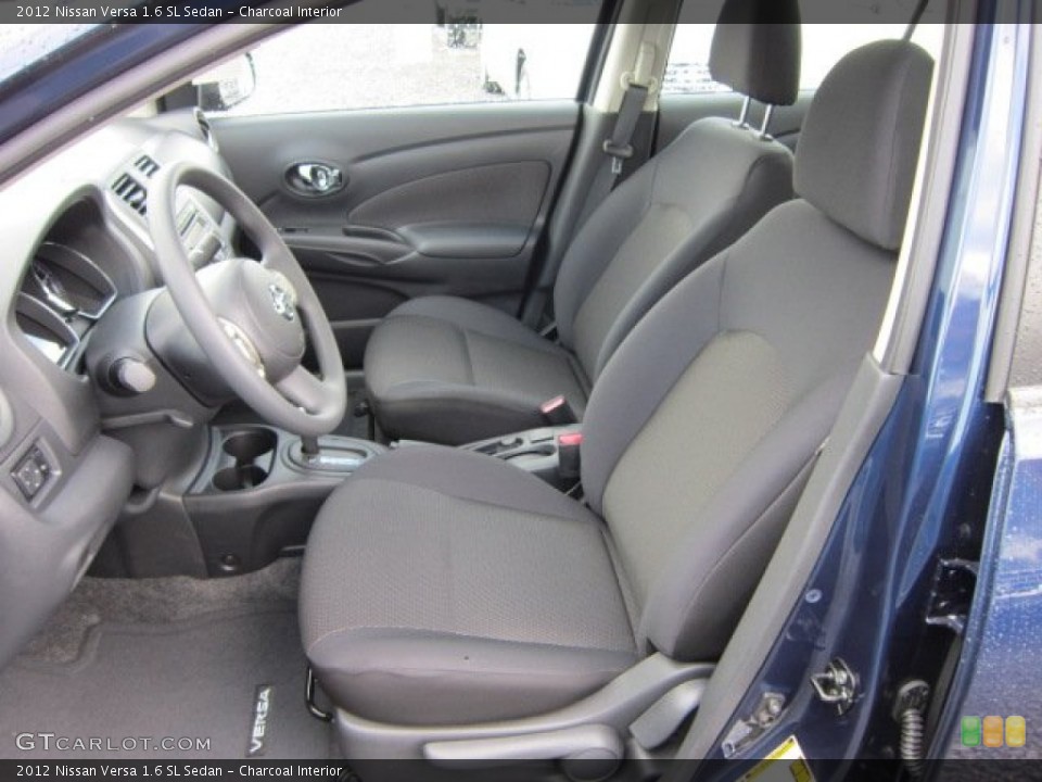 Charcoal Interior Photo for the 2012 Nissan Versa 1.6 SL Sedan #55358147