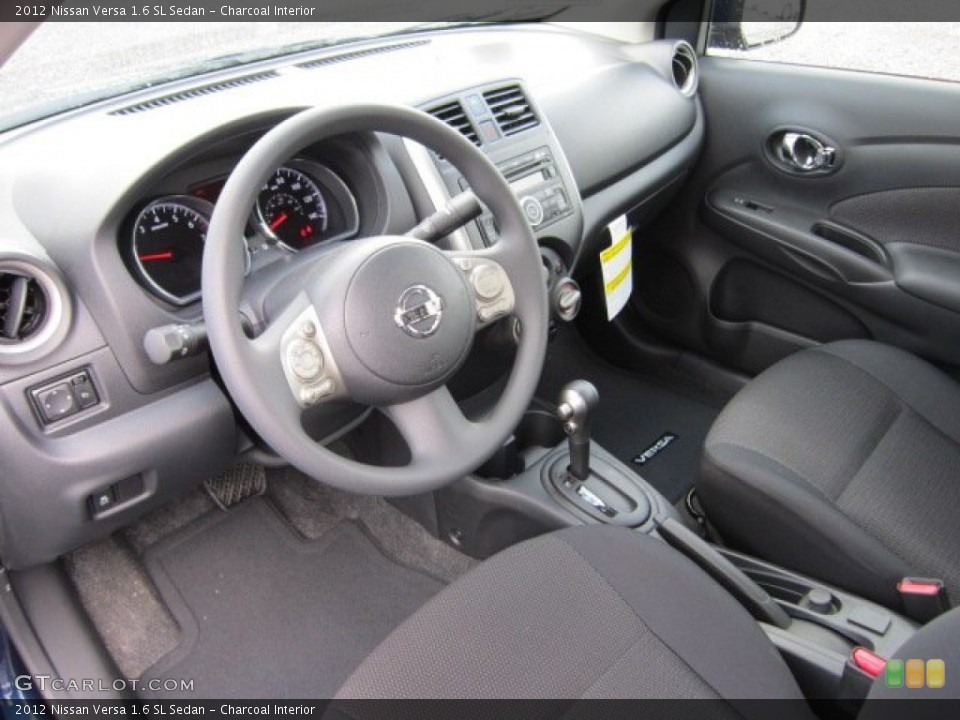 Charcoal Interior Photo for the 2012 Nissan Versa 1.6 SL Sedan #55358156