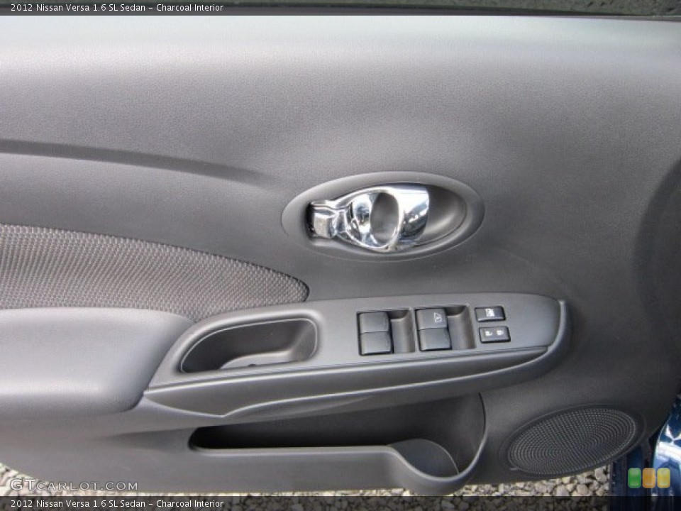 Charcoal Interior Door Panel for the 2012 Nissan Versa 1.6 SL Sedan #55358165