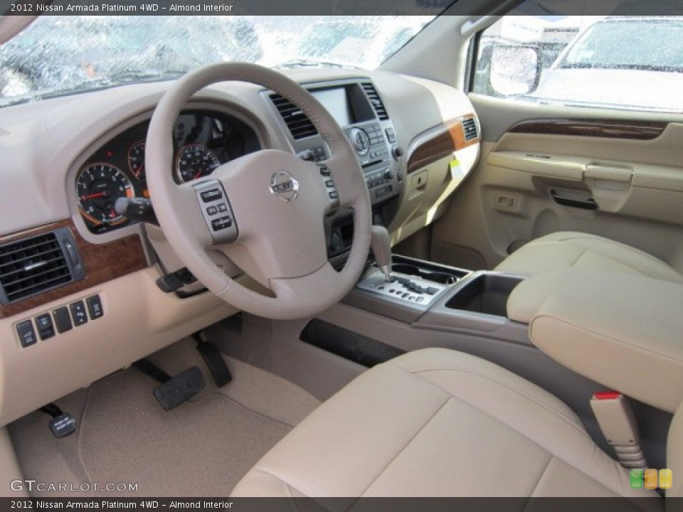 Almond Interior Prime Interior for the 2012 Nissan Armada Platinum 4WD #55358339