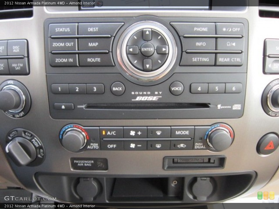 Almond Interior Controls for the 2012 Nissan Armada Platinum 4WD #55358366