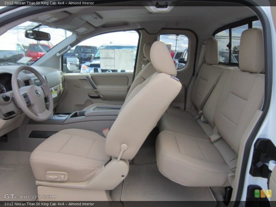 Almond Interior Photo for the 2012 Nissan Titan SV King Cab 4x4 #55358501