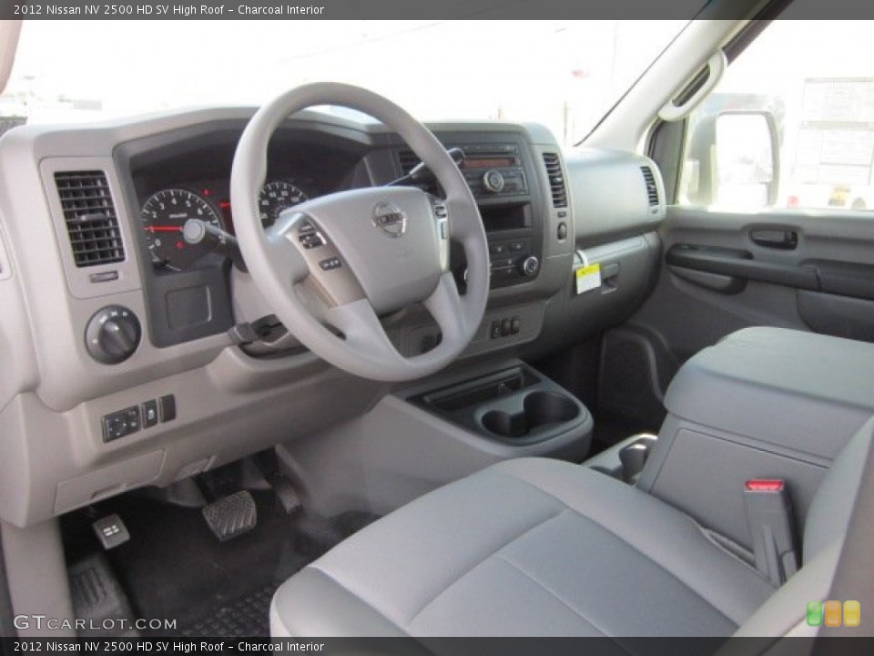 Charcoal Interior Prime Interior for the 2012 Nissan NV 2500 HD SV High Roof #55359242
