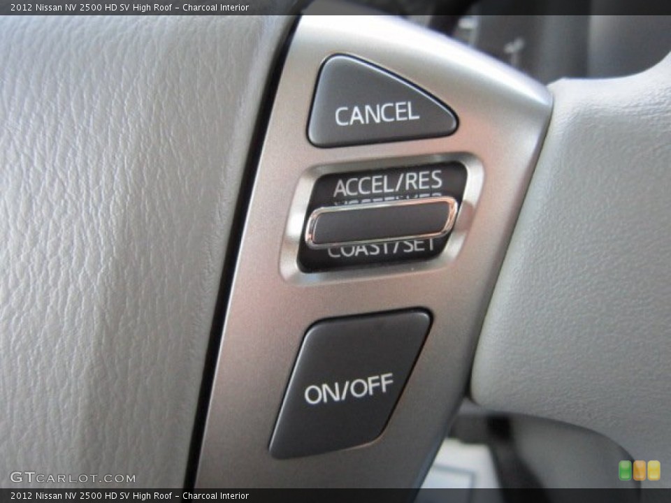 Charcoal Interior Controls for the 2012 Nissan NV 2500 HD SV High Roof #55359260