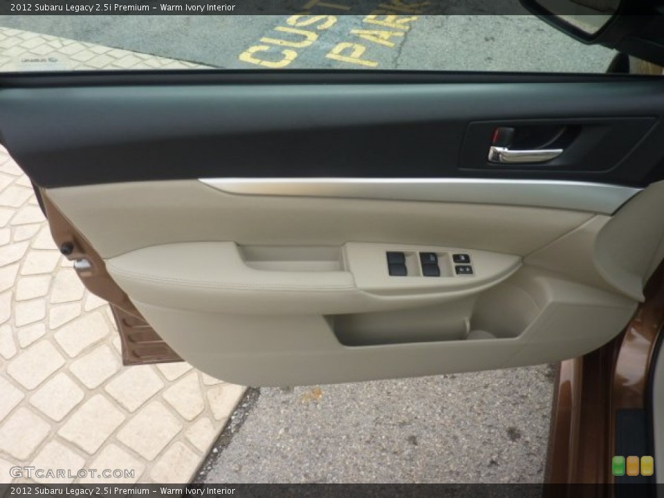 Warm Ivory Interior Door Panel for the 2012 Subaru Legacy 2.5i Premium #55359593