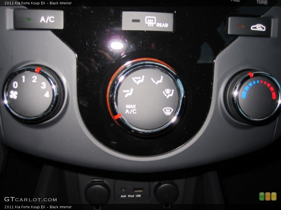 Black Interior Controls for the 2011 Kia Forte Koup EX #55360505